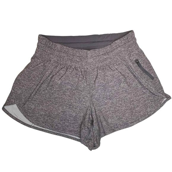 Lululemon Tracker Short Mid-Rise 4" *Heather Lux Multi Black - Picture 2 of 9